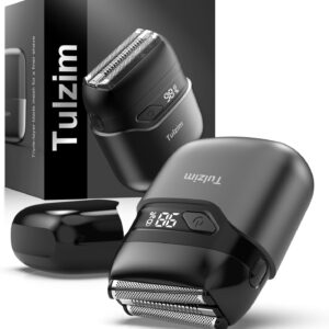 Men’s Electric Foil Shaver – USB-C, Waterproof, LED Display, 3 Floating Blades