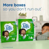 Puffs Plus Lotion Facial Tissues, 10 Cubes, 56 Tissues Per Box - Image 11