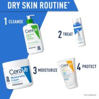 CeraVe Moisturizing Cream for Dry Skin, Face & Body, with Hyaluronic Acid & Ceramides, Fragrance-Free, 19 oz - Image 7