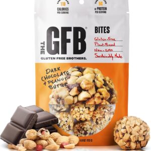 The Gluten Free Bar Protein Bites Peanut Butter Vegan Dairy Free Non GMO Soy Free 4 Ounce (Pack of 1)