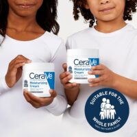 CeraVe Moisturizing Cream for Dry Skin, Face & Body, with Hyaluronic Acid & Ceramides, Fragrance-Free, 19 oz - Image 6