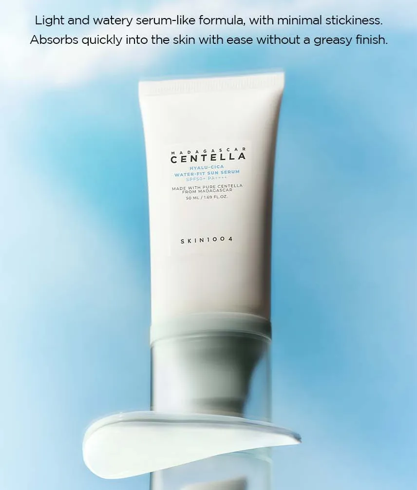 SKIN 1004 - Madagascar Centella Hyalu-Cica Water-Fit Sun Serum - Image 11